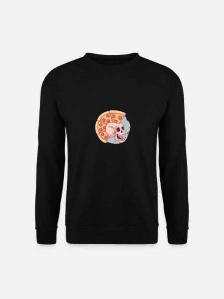 Pizza Mohawk punk - Unisex Sweatshirt - black