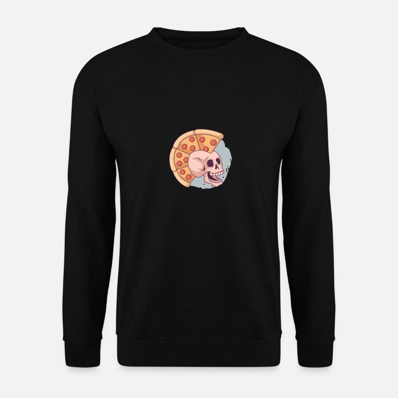 Pizza Mohawk punk - Sweat-shirt Unisexe - noir