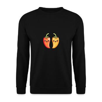 Chili - Unisex Pullover - Schwarz - Vorne - Alina (178cm) & Michal (187cm)