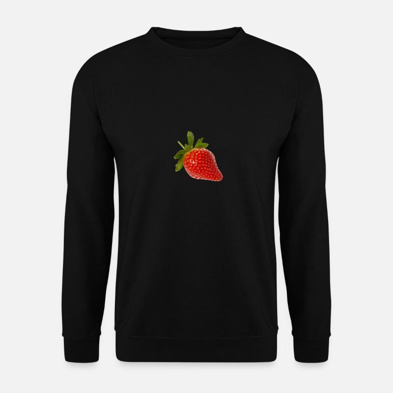 strawberry - Unisex Sweatshirt - black