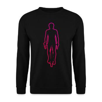Cycling Cycling Mountain biking Cycling - Unisex Sweatshirt - black - Front - Alina (178cm) & Michal (187cm)