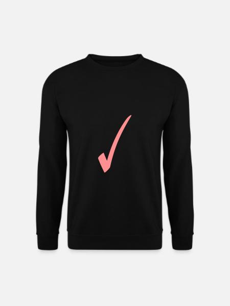 Häkchen Farbe Anpassbar - Unisex Pullover - Schwarz