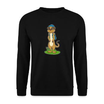 Randonnée à dos pour randonneurs suricates - Sweat-shirt Unisexe - noir - Devant - Alina (178cm) & Michal (187cm)