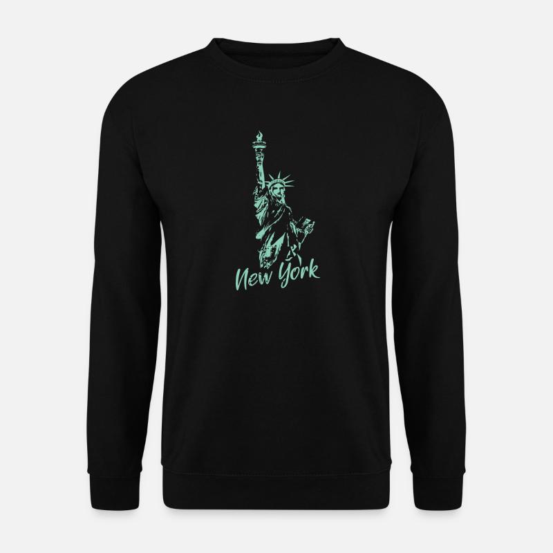 Freiheitsstatue New York US Symbol Illustration - Unisex Pullover - Schwarz