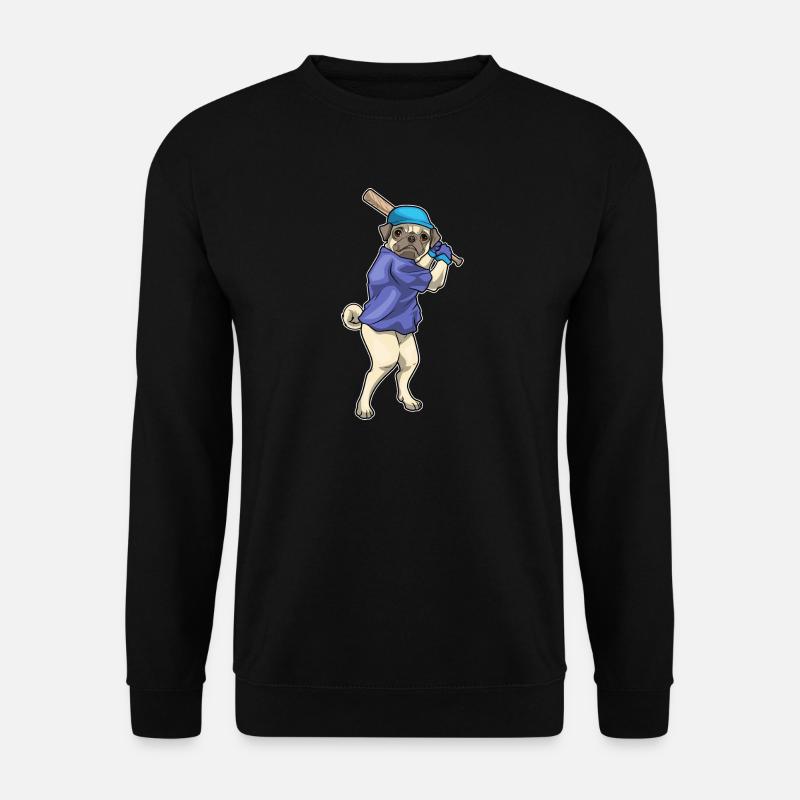 Carlin Baseball Batte de Baseball - Sweat-shirt Unisexe - noir