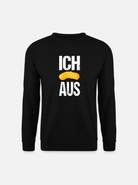 Ich Flippe Aus Snack Humor Wortspiel - Unisex Pullover - Schwarz