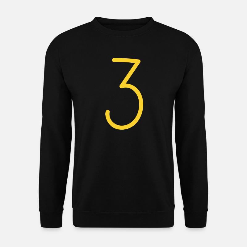 3 - Unisex Pullover - Schwarz