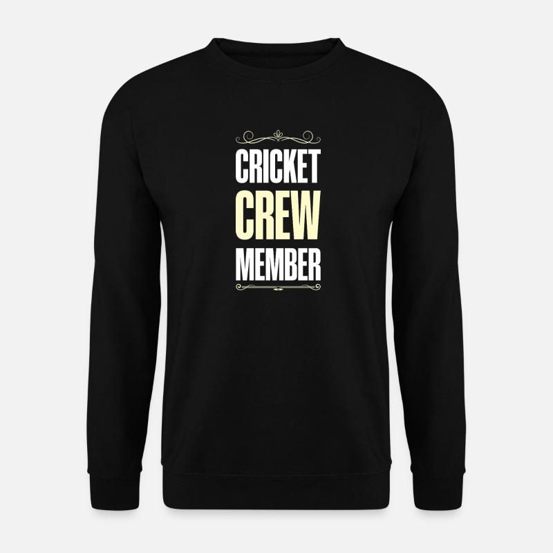 Cricket Crew - Unisex Pullover - Schwarz
