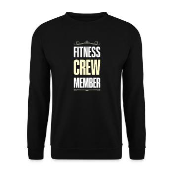Équipe de remise en forme - Sweat-shirt Unisexe - noir - Devant - Alina (178cm) & Michal (187cm)