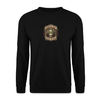 Memento Mori Dark Bloom - Sweat-shirt Unisexe - noir - Devant - Alina (178cm) & Michal (187cm)