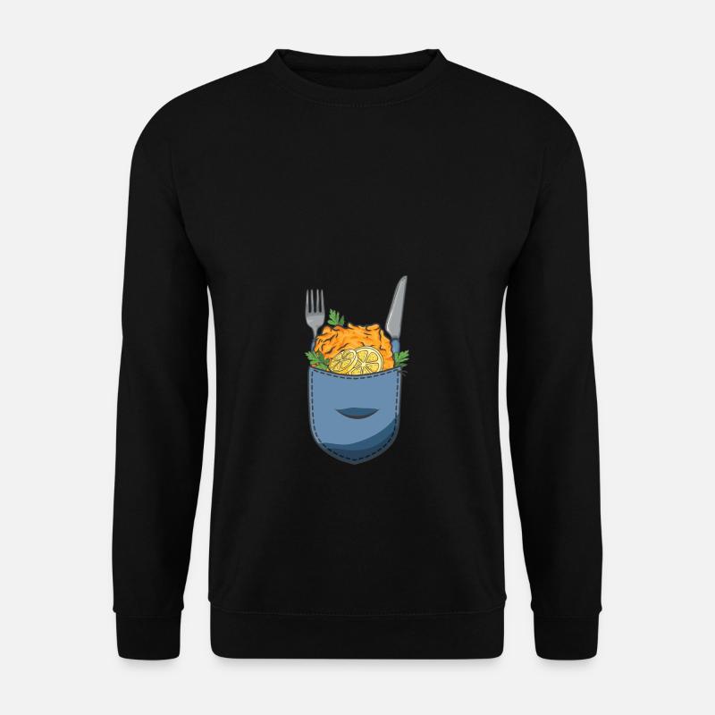 Schnitzel in your pocket - Unisex Sweatshirt - black