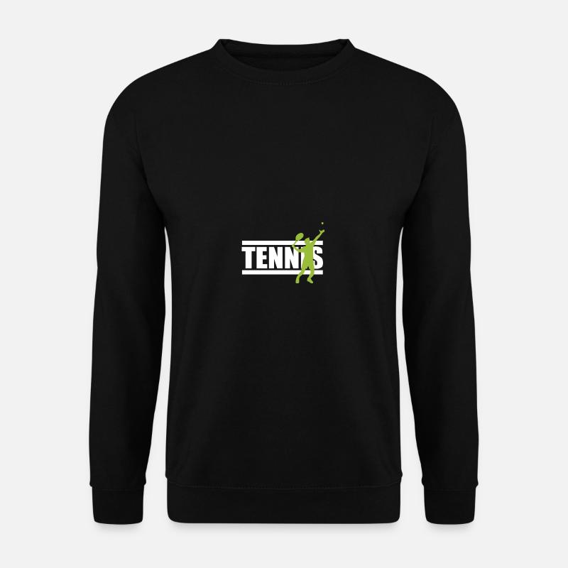 Tennisspieler - Unisex Pullover - Schwarz