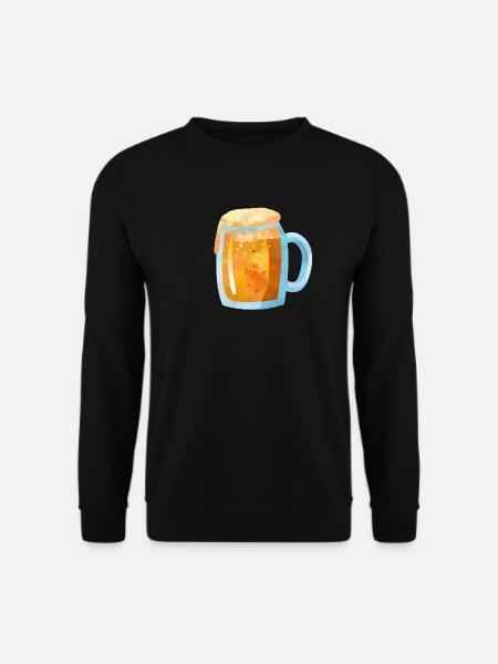 Weizenbier im Krug - Unisex Pullover - Schwarz