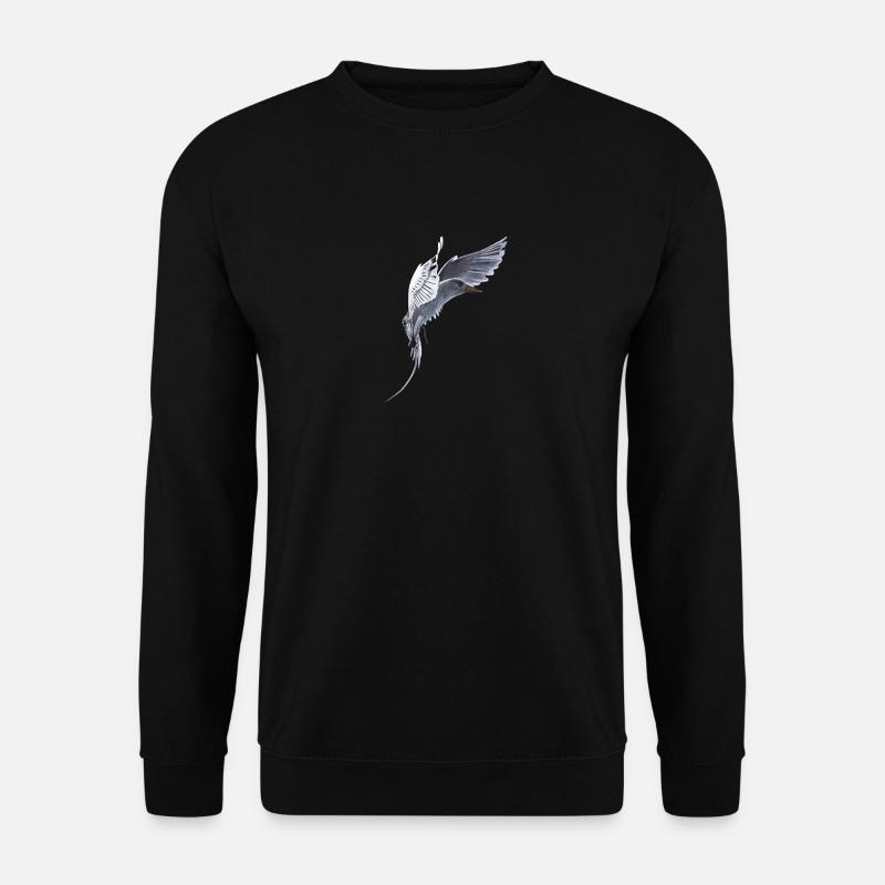 White Tail Tropical Bird - Unisex Sweatshirt - black