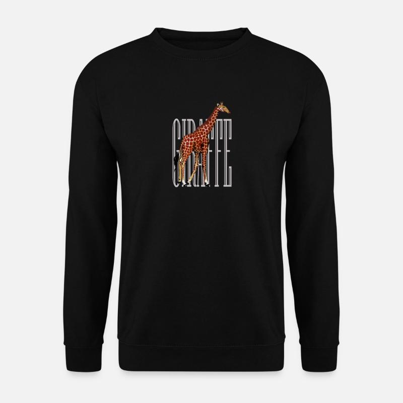 Giraffe - Unisex Pullover - Schwarz