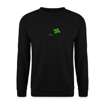 Marienkäfer näht - Unisex Pullover - Schwarz - Vorne - Alina (178cm) & Michal (187cm)