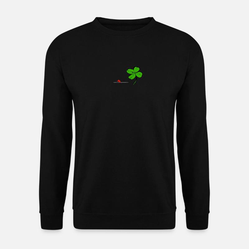 Marienkäfer näht - Unisex Pullover - Schwarz