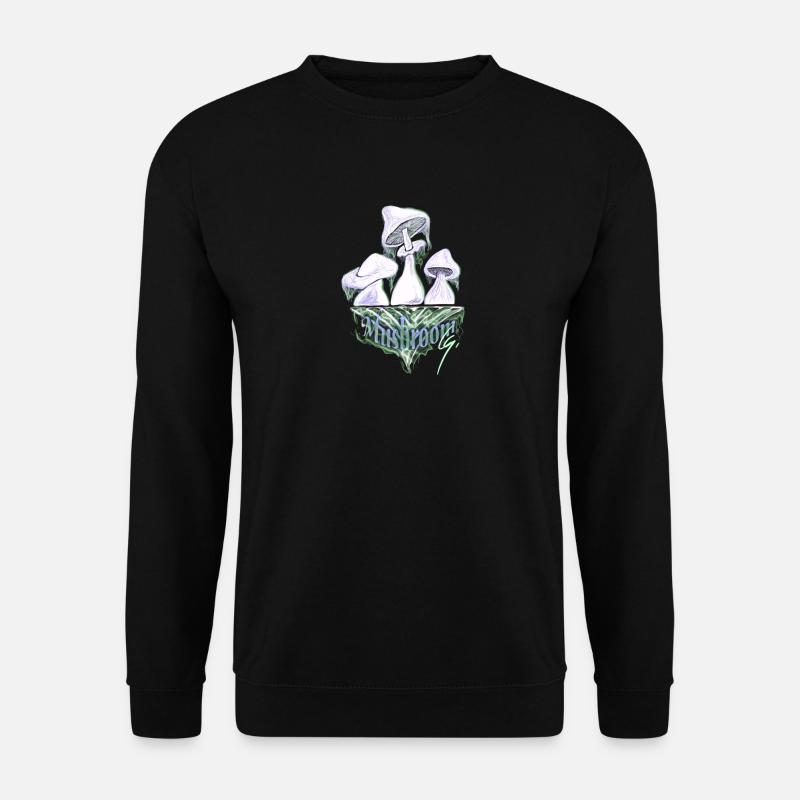 Mushrooms - Unisex Pullover - Schwarz