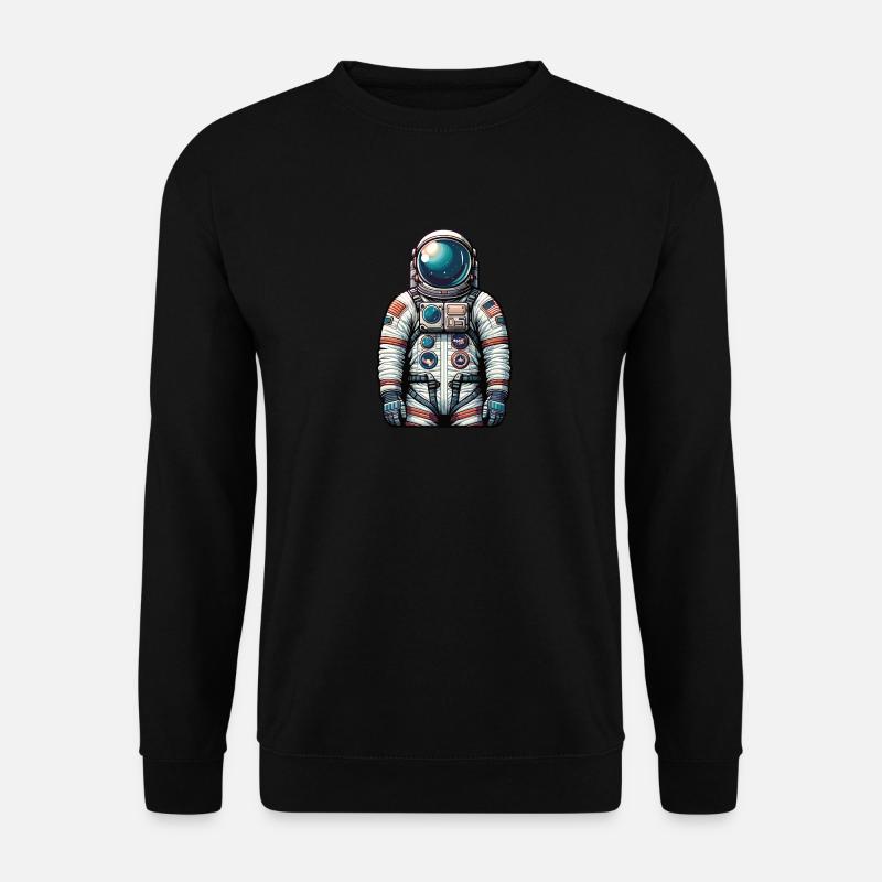 Astronaut - Unisex Pullover - Schwarz