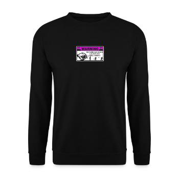 Turbo Warning Kids - Unisex Pullover - Schwarz - Vorne - Alina (178cm) & Michal (187cm)
