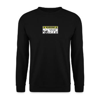 Avertissement Turbo Race - Sweat-shirt Unisexe - noir - Devant - Alina (178cm) & Michal (187cm)