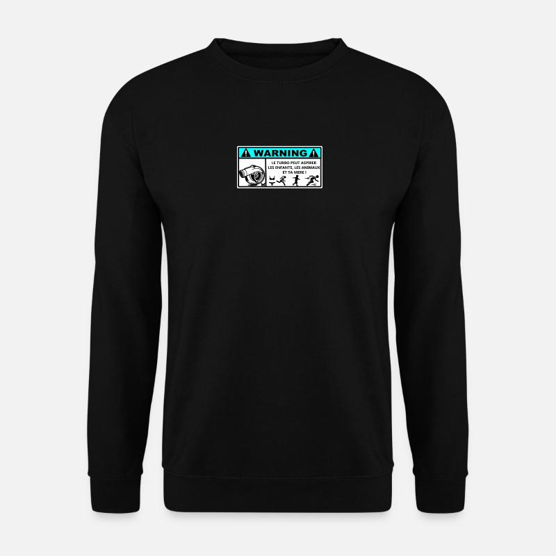 Auto-Aufkleber - Unisex Pullover - Schwarz