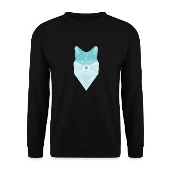 Eis Fuchs - Unisex Pullover - Schwarz - Vorne - Alina (178cm) & Michal (187cm)