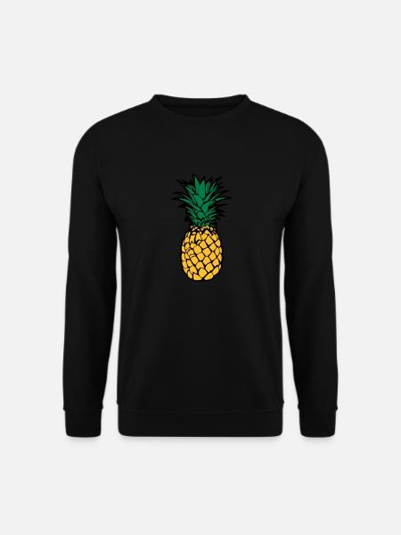 Ananas - Unisex Pullover - Schwarz