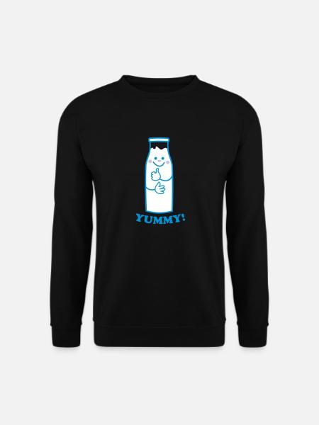 Cute milk bottle - Unisex Sweatshirt - black