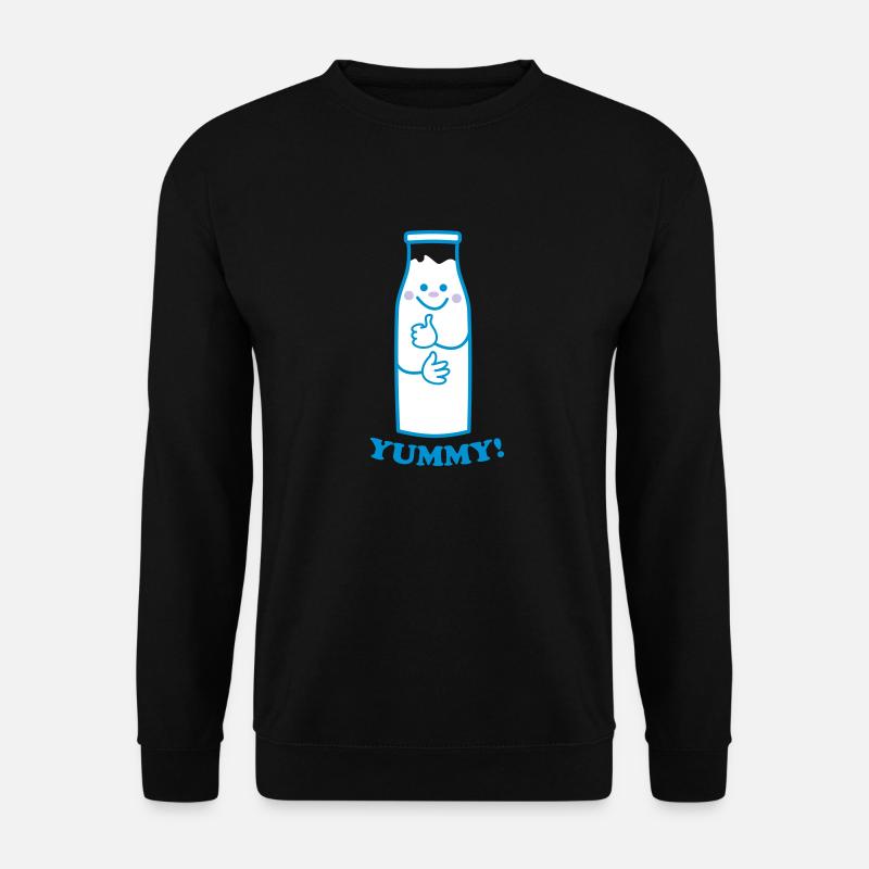 niedliche Milchflasche - Unisex Pullover - Schwarz