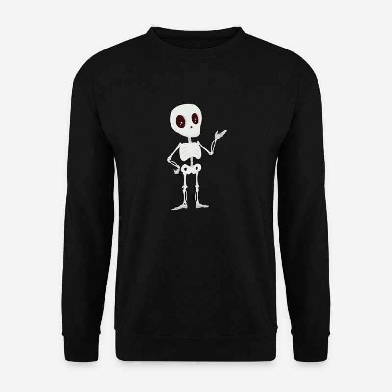 Skelett - Unisex Pullover - Schwarz