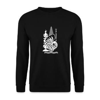 New Caledonia - Unisex Pullover - Schwarz - Vorne - Alina (178cm) & Michal (187cm)