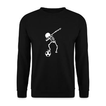 Fußball Soccer Torwart Evolution Kicken Mann Jungs - Unisex Pullover - Schwarz - Vorne - Alina (178cm) & Michal (187cm)