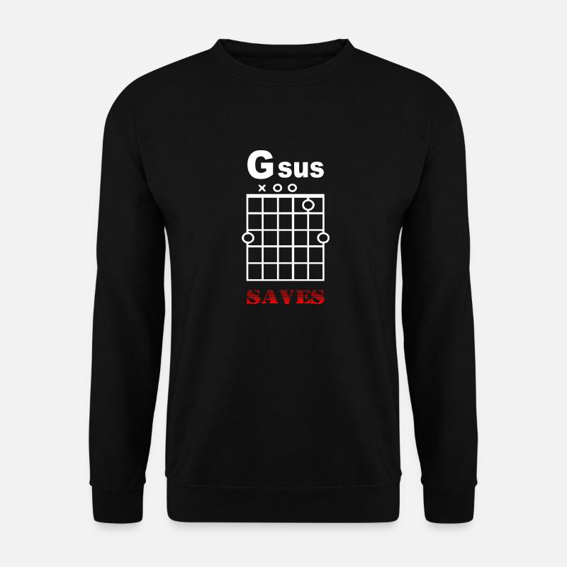 G sus Akkord - JESUS SAVES - Unisex Pullover - Schwarz