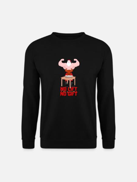 Kein Aufzug kein Geschenk - Unisex Pullover - Schwarz