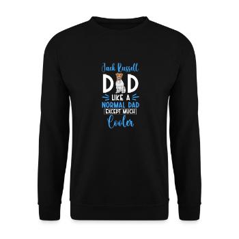 Jack Russell Terrier - Unisex Pullover - Schwarz - Vorne - Alina (178cm) & Michal (187cm)
