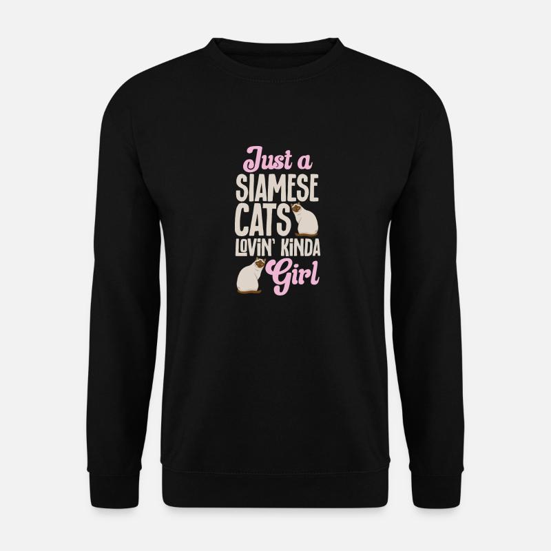Siamese cat - Unisex Sweatshirt - black