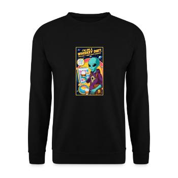 Je suis un régime au whisky. J’ai déjà perdu 3 jours. - Sweat-shirt Unisexe - noir - Devant - Alina (178cm) & Michal (187cm)
