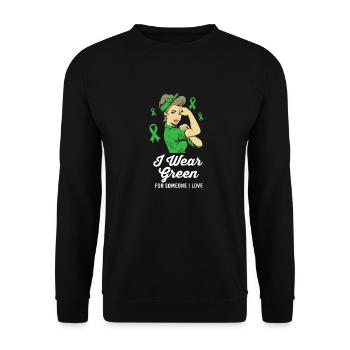 Traumatic brain injury - Unisex Sweatshirt - black - Front - Alina (178cm) & Michal (187cm)