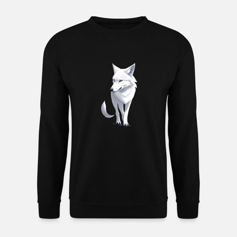 White Wolf - Unisex Sweatshirt - black