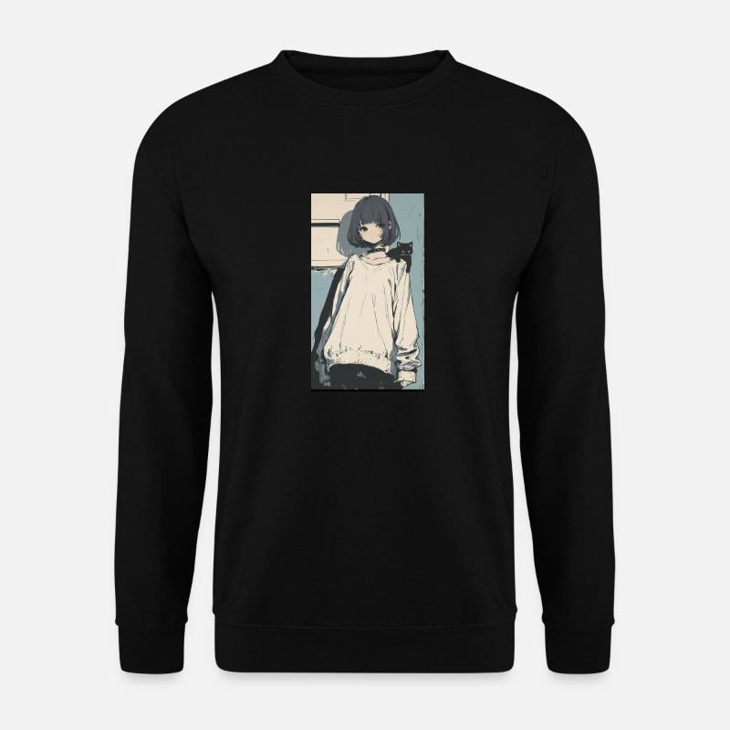 SWS ANIME - Unisex Pullover - Schwarz