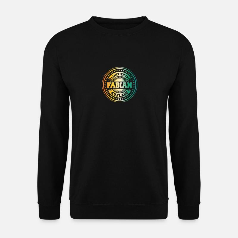 Fabian - Unisex Pullover - Schwarz