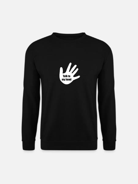 talktomyhand - Sweat-shirt Unisexe - noir