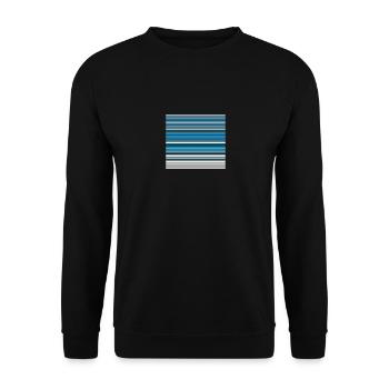 Stripe Gradient Carnival - Unisex Sweatshirt - black - Front - Alina (178cm) & Michal (187cm)