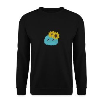 Tiego Fleur - Sweat-shirt Unisexe - noir - Devant - Alina (178cm) & Michal (187cm)