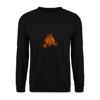 Feu - Sweat-shirt Unisexe - noir - Devant - Alina (178cm) & Michal (187cm)