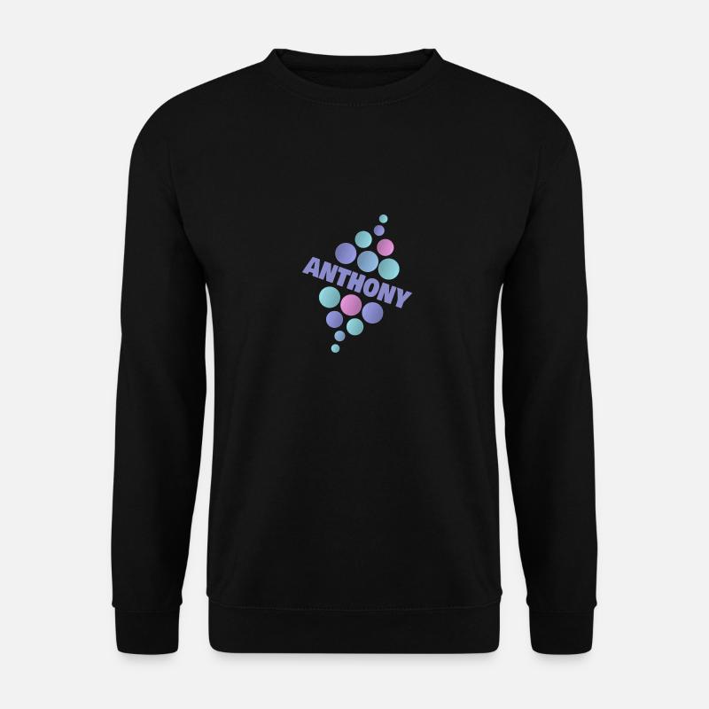 Pet Pet First name Anthony - Unisex Sweatshirt - black