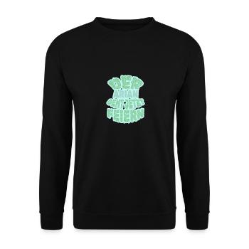 Feiern für Arian Arian Party - Unisex Pullover - Schwarz - Vorne - Alina (178cm) & Michal (187cm)