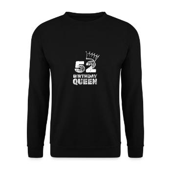 52 - Unisex Pullover - Schwarz - Vorne - Alina (178cm) & Michal (187cm)