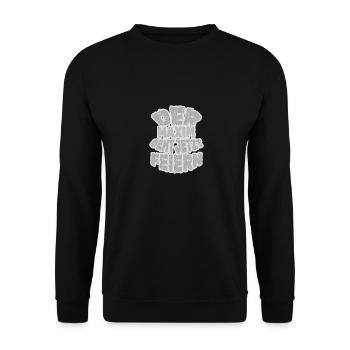 Maxim Maxim - Unisex Sweatshirt - black - Front - Alina (178cm) & Michal (187cm)